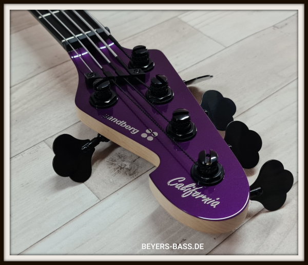 Sandberg California II Central 5 Ebony, Custom Color Violet Metallic Highgloss